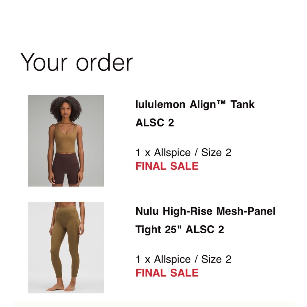 lululemon athletica Allspice leggings